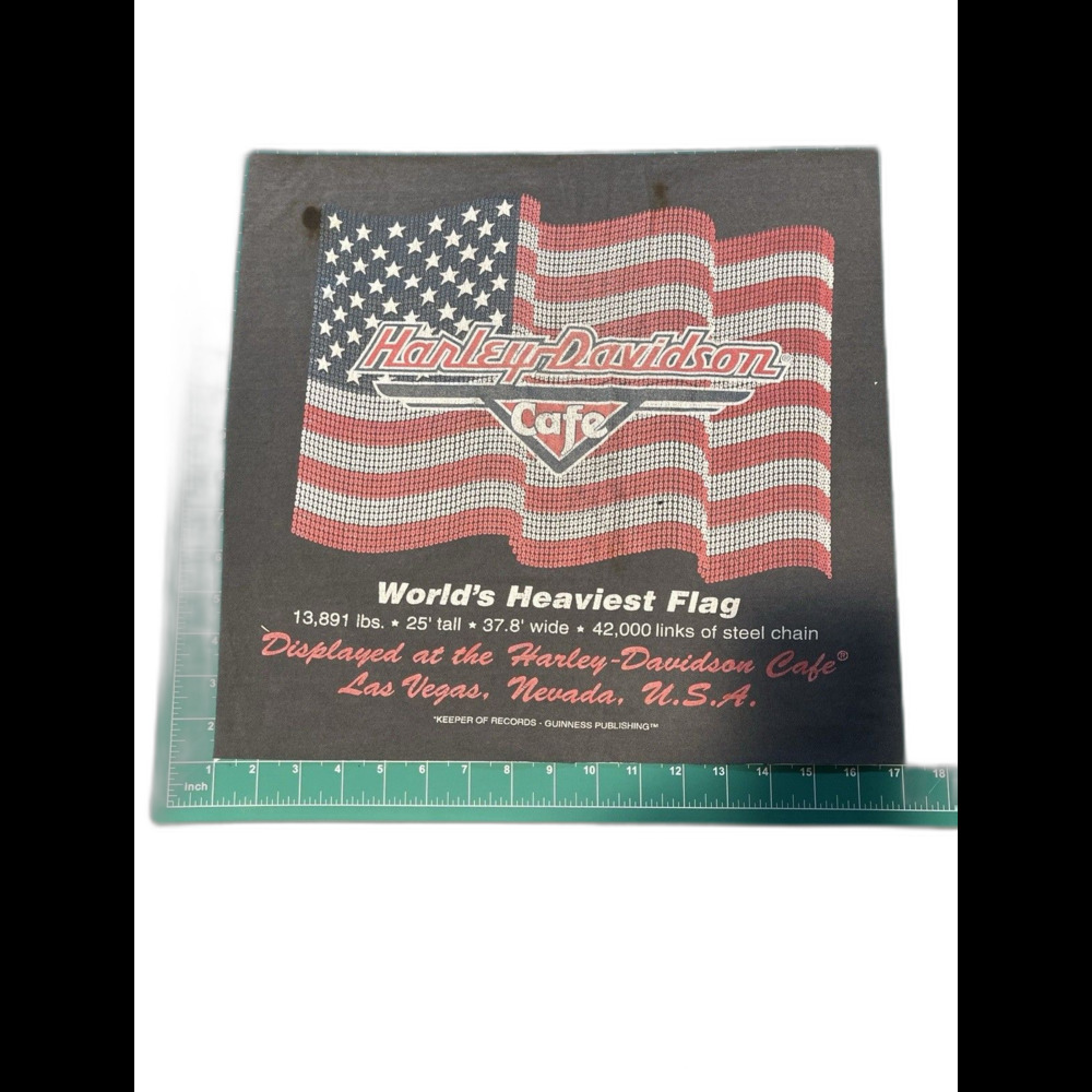 Harley Davidson Cafe Las Vegas Shirt Graphic Panels Patch Craft Lot 2